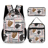 Personalized Name Custom Baseball Backpack